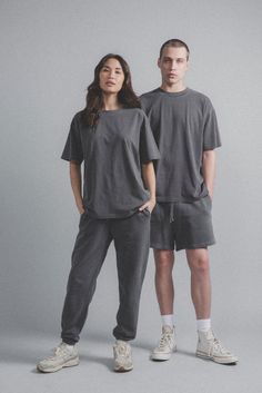 Meet our best-seller — The Oversized Core Tee. Inspired by your favorite vintage t-shirt, featuring a boxy fit and hand-distressed details on the collar. Garment washed for that worn-in feel, you’ll never want to take it off. Includes x3 of Vintage Grey. 100% ORGANIC COTTON 6 OZ JERSEY OVERSIZED FIT DROP SHOULDER SINGLE STITCHED INSPIRED BY VINTAGE GARMENTS Casual Washed Black T-shirt For Loungewear, Gray Washed Relaxed Fit T-shirt, Relaxed Fit Washed Gray T-shirt, Gray Relaxed Fit Washed T-shirt, Gray Washed T-shirt With Relaxed Fit, Washed Black Short Sleeve Loungewear Top, Distressed Crew Neck T-shirt For Loungewear, Washed Black Crew Neck T-shirt For Loungewear, Distressed Short Sleeve T-shirt For Loungewear