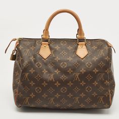 LOUIS VUITTON Monogram Canvas Speedy 30 BagCreated to provide you with everyday ease, this Louis Vuitton Speedy 30 bag features dual top handles and a roomy canvas lined interior. The usage of signature Monogram canvas in its construction offers instant brand identification. Gold tone hardware and a top zipper closure complete the design. Size: Height: 22 cm, Width: 18 cm, Length: 30 cmMaterial: LeatherDelivery 5-8 or 10-15 working days Please note that during high season and Sale period, delive Louis Vuitton Speedy 30, Speedy 30, Hermes Bags, Louis Vuitton Speedy, Vuitton Bag, Prada Bag, Kids Bags, Monogram Canvas, Dior Bag