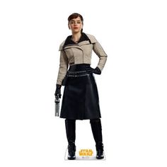 This is a cardboard cutout of Ql'Ra™. Great for fans of Solo - A Star Wars Story. It features a single-sided high-quality print on cardboard with an easel on the back so it can stand on its own. Cardboard cutouts make great decor for parties, photo ops or events! Order yours today! Advanced Graphics | Advanced Graphics Ql'Ra™ Star Wars Han Solo Movie Standup 62.0 H x 22.0 W x 1.0 D in Black / Beige | 5' 2" H X 1' 10" W X 1" D | Wayfair Star Wars Girl, Subtle Cosplay, Star Wars Outfit, Solo A Star Wars Story, Star Wars Character, Star Wars Han Solo, Star Wars Princess, Star Wars Diy, Stars Wars