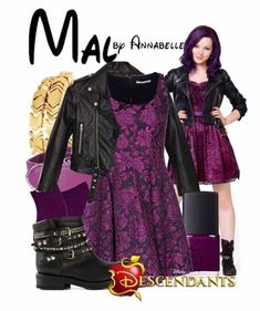 Descendants Clothes, Disney Character Outfits, Disney Themed Outfits, Cute Disney Outfits, Movie Inspired Outfits, Disney Inspired Fashion, Diy Kostüm, Character Inspired Outfits