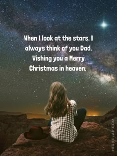 When I look at the stars, I always think of you Dad. Wishing you a Merry Christmas in heaven. Missing You Dad At Christmas, Missing Dad At Christmas Quotes, Christmas In Heaven Dad Quotes, First Christmas In Heaven Quotes, Missing My Dad At Christmas, Happy New Year In Heaven Dad, Dad In Heaven At Christmas