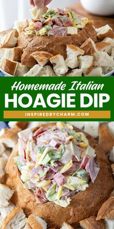 Craving for Italian hoagie but missing a piece? This Homemade Italian Hoagie Dip recipe will surely level up the taste! With this easy-to-make recipe, you can make a delicious dip for your submarine sandwich! Try this game day recipe now!