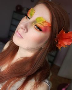 Autumn Spirit | Idea Gallery | Makeup Geek Autumn Make Up, Woodland Fairy Costume, Lash Art, Skating Board, Faerie Costume, Woodland Nymph, Christmas Makeup Tutorial, Witches Night, Fantasy Make-up