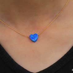 Opal Necklace, Blue Heart Necklace, Blue Opal Charm, Opal Pendant, silver necklace, gold necklace, O Blue Heart Necklace, Diamond Cross Necklace Gold, Silver Gold Necklace, Detailed Necklace, Diamond Cross Pendants, 14k Gold Necklace, Gold Necklace Women, Necklace Blue, Necklace Women