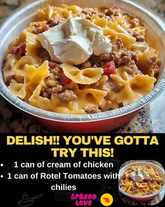 Delish!! You've gotta try this! Velveeta Recipes, Rotel Recipes, Rotel Tomatoes