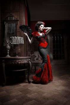 dramira:  Model: La Esmeralda Fashion: Royal Black Couture  Corsetry Photographer: Silent-View Burlesque Vintage, Style Steampunk, Neo Victorian, Victorian Goth, Victorian Steampunk, Gothic Steampunk, Gothic Beauty, Gothic Girls, Victorian Gothic