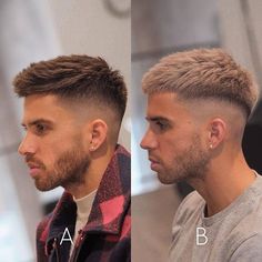 Unique Men’s Haircuts, Guys Hairstyles Short, Textured Haircuts, Men Short Hair Fade, Best Haircuts For Men