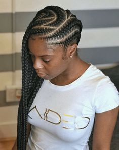 Lemonade Braids Hairstyles, Feed In Braids, Feed In Braids Hairstyles, African Hair Braiding Styles, Types Of Braids, Stitch Braids, Feed In Braid, Girls Hairstyles Braids, Natural Hair Braids