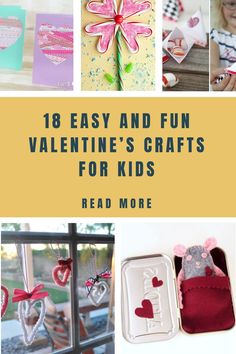 valentine's crafts for kids to make