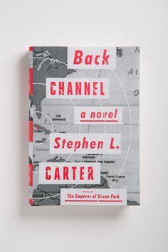 the back cover of a novel by stephen l cartter, which is on display