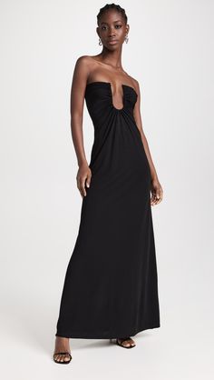 Strapless Formal Dress, Palm Dress, Christopher Esber, Strapless Midi Dress, Satin Midi Dress, Strapless Mini Dress, Ruched Dress, Black Maxi Dress, Gray Dress