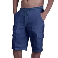 PRICES MAY VARY. Men's Cotton Short Material:Men's Elastic Waist Summer Shorts use 95% Cotton,5% other fabric.Casual and comfortable.It can keeps you cool and relaxed all the time especially in hot summer. Elastic Waist:Men's casual cargo shorts use elastic waist for the comfort during active days outside. 4 Pockets: Men's casual cotton shorts have 4 pockets.2 side pockets,2 back pockets.It is effective for storaging small objects in daily life and work. Occasions:This Mens Classic Shorts fit fo Look Retro, Swimwear Tankini, Tie Men's, Elegante Casual, Swimwear Sets, Men Beach, Vintage Short, Shorts Cargo, Cuffed Pants