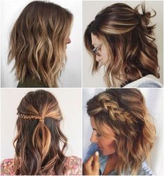 Lob Hairstyle, Peinados Fáciles Para Cabello Corto, Long Bob Hairstyles, Penteado Cabelo Curto, Different Hairstyles, Short Curly Hair, Long Bob, Hair Dos, Hair Day