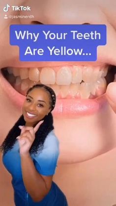 Get Rid Of Yellow Teeth, White Teeth Tips, Baby Tooth Decay, Tooth Decay Remedies, Dental Tips, Yellow Teeth, Teeth Health, Oral Care Routine, Gum Care