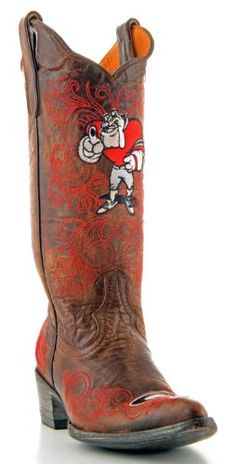 UGA Gear — girl meets gameday #boots #Georgia #bulldogs