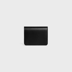 TRIOMPHE COMPACT WALLET IN SHINY CALFSKIN - BLACK | CELINE Fragrance Bottle, Compact Wallet, Best Wallet, Luxury Wallet, Quiet Luxury, New Sneakers, New Fragrances, Card Holder Wallet, Small Leather Goods