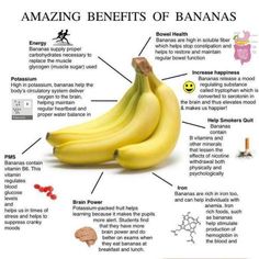 Bananas. Benefits Of Bananas, Banana Health Benefits, Smoothies Vegan, Fruit Nutrition, Banana Benefits, Protein Food, Eating Healthier, Protein Nutrition, Protein Diet