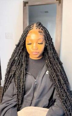 Soft Locs Color, Medium Soft Locs, Distress Locs, Distressed Locs, Soft Locs, Braided Hairstyles For Black Women Cornrows, Butterfly Locs, Short Locs Hairstyles, Faux Locs Hairstyles