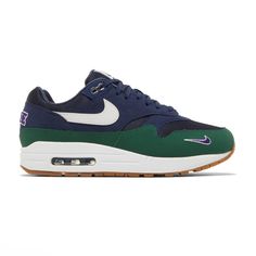 Nike Wmns Air Max 1 `87 Qs - Obsidian / White / Midnight Navy More Photos Coming Soon. Never Been Worn. Comes With Original Box. All Black Nike Shoes, All Black Nikes, Blue Nike Air Max With Synthetic Material, Nike High, Nike Vapormax, Nike High Tops, Beige Sneakers, Black Nike Shoes, Nike Sneakers Women