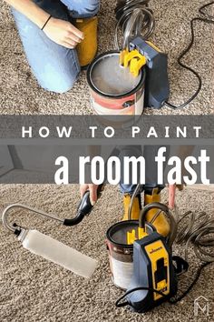 how to paint a room fast with the help of a professional carpet cleaning company in san francisco, ca