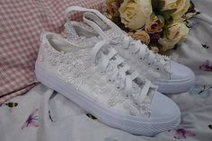 personalised wedding sneakers. available in any size. please put your size in the note with order Wedding Sneakers, Wedding Clothes, Sneakers Athletic, Personalised Wedding, Slovakia, Shoes Trainers, Wedding Outfit, Personalized Wedding, Wedding Shoes