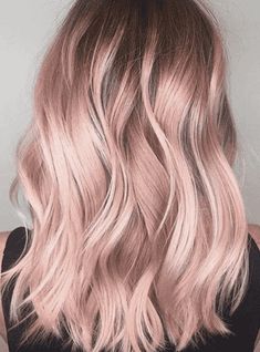 Pastel Toner For Blonde Hair, Rose Gold Hair Toner Blondes, Barely Pink Hair, Rose Gold Shag Hair, Dark Blonde Hair With Rose Gold Highlights, Best Rose Gold Hair Dye, Pink Hair Toner Blondes, Rose Toner Hair, Rose Golf Hair