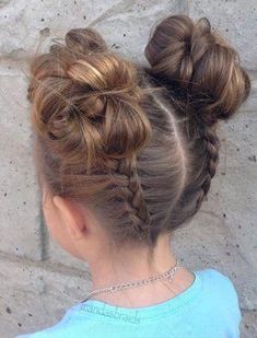 Easy Little Girl Hairstyles, Girls Hair Styles, Kids Hairstyle, Kids Hair Styles, Girl Hair Dos, Girls Hairstyles Easy, Hairstyles Girl, Kid Hairstyles