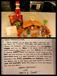 a letter from santa claus to his elves