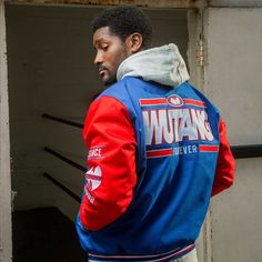 A homage to true fans worldwide. The All-City Jacket is configured to be a staple in your Wu uniform. Constructed in premium poly twill with stainless steel snap buttons up the front and ribbed knitting collar, waistband, and cuffs. Complimented with embroidered and twill appliqué logos and custom stitching of strategic Wu cutouts. A true classic. ALL SALES ARE FINAL NO RETURNS! ONLY SIZE EXCHANGES ! Variations:Black & GrayBlack & OrangeBlack & GoldNavy & WhiteRoyal & Red Details: - 100% Polyest Red Throwback Outerwear For Sports Events, Urban Outerwear With Baseball Collar For Sports Events, Fitted Varsity Jacket With Baseball Collar For Streetwear, Fitted Varsity Jacket With Ribbed Cuffs For Streetwear, Urban Varsity Jacket For Sports Events, Urban Varsity Jacket With Ribbed Cuffs, Urban Style Varsity Jacket For Sports Events, Throwback Varsity Jacket With Ribbed Cuffs For Streetwear, Throwback Streetwear Varsity Jacket With Ribbed Cuffs