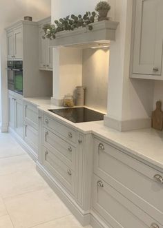 the kitchen is clean and ready for us to use in its new owner's home