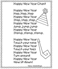 a happy new year coloring page with the words happy new year written in black and white