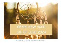 The new moon in Gemini June the 6th 2024 - Open your mind to endless possibilities.
https://www.carolynclairvoyant.com/post/gemini-new-moon-opens-your-mind-to-endless-possibilities

#carolyn_clairvoyant #newmooningemini #GeminiMoon #NewMoon #tarotreader #astrology New Moon In Gemini, Moon In Gemini, June 2024, Tarot Readers, New Moon, Endless Possibilities, Astrology, Mindfulness