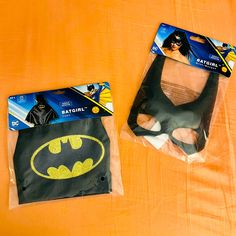 Nwt Batgirl Costume Accessories (Mask And Cape). Batgirl Mask, Batgirl Costume, Batgirl, Costume Accessories, Face Masks, Dc Comics, Cape, Face Mask, Mask