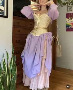 Cute Renfaire Outfits, Lumiere Inspired Outfits, Yellow Ren Faire Outfit, Renn Faire Mermaid, Ren Fair Princess, Ren Faire Princess Outfits, Rapunzel Ren Faire, Renfaire Fairy Costume, Pink Fairy Cosplay