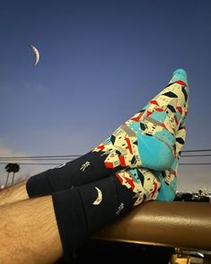 Summer Nights . #summer #summernights #sockpanda #bestgift #mensfashion #giftideasforhim #SockGame #sockgamestrong #sockfetishist #giftshop #socks #bestsocks #bestgifts #cliffsidetown #funsocks Panda Socks, Seaside Town, Sock Game, Warm Socks, Seaside Towns, Liner Socks, Sock Shop, Summer Night, No Show Socks