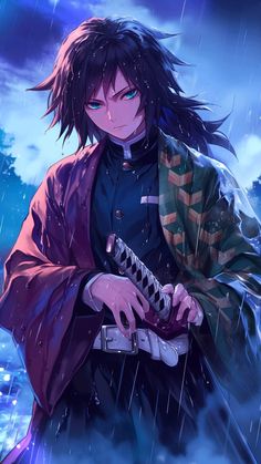 Akira Kurusu, Tomioka Giyuu, Anime Canvas, Popular Anime, Anime Character Drawing, Fanarts Anime, Cute Anime Pics, Kimetsu No Yaiba