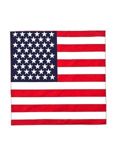 an american flag on a white background