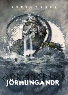 the cover art for an upcoming album, featuring a dragon and waterfall in the background