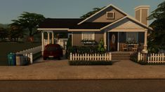 Hey everyone! I've been really inspired lately by the nostalgic aesthetic pioneered by @awingedllama and I wanted to create a small family home that is set in the early 2000s. It includes three... Sims 4 Cc Suburban House, Sims Retro House, La Apartment Building, Sims Small Family House, Bloxburg 90s House, Sims 4 90s House, Sims 4 Low Income House, Sims 4 Large Family Home Layout, Sims 4 Cc Lots Family Home