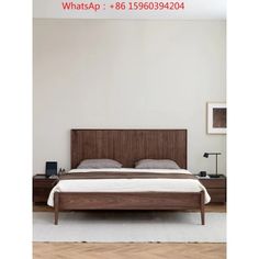 I just found this on AliExpress: $1,668.00 | Customized wood bed as solid wood bed  Black walnut Nordic modern simple double  1.8m master room wedding  1.5 king