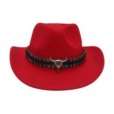 PRICES MAY VARY. ●Premium Material: The cowboy hat made of high quality faux fur and wool, skin-friendly and soft, breathable, lightweight, durable and comfortable for everyday or travel wearing ●Unique Design: Featuring a retro crochet knitted pattern belt buckle and decorated with metal ox head, classic western cowboy design make you fashion and different, can be a great gift for your families, friends or treat yourself when birthday, Thanksgiving, Christmas, Halloween, wedding, anniversary an Cowboy Hat Design, Retro Crochet, Hat Art, Cowboy Design, Felt Cowboy Hats, Gifts For Teen Boys, Western Cowboy Hats, Birthday Thanksgiving, Wide Brim Fedora