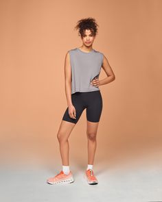 Whether it's yoga, working out or all-day wear – the breathable Focus Crop is down for anything. Wear it over the Performance Bra to complete the look. Open sides ensure maximum airflow, and minimal distraction. And the technical fabric is sweat-wicking to keep that free, airy feeling going through your morning class and the day ahead. As good for the yoga studio as it is for stepping out onto the street. The ultra-soft Focus Crop is made to handle it all and with complete freedom of movement. C Minimalist Crop Top, Crop Top For Women, Yoga Travel, Travel Workout, High Rise Pants, Top For Women, Stepping Out, Sports Top, Yoga Studio