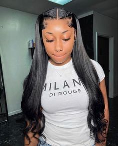 Glue In Weave, High Fashion Hair, Hair Natural Color, Straight Human Hair Bundles, Frontal Wig Hairstyles, Short Locs Hairstyles, Quick Weave Hairstyles, Pretty Braided Hairstyles, Human Hair Bundles