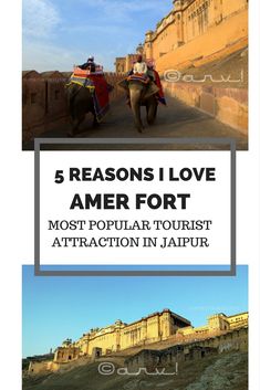 the cover of 5 reasons i love amer fort most popular tourist attraction in jalpur