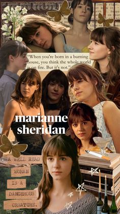 the movie poster for maranne sherrilan