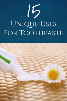 Want to use your little tube of toothpaste in your bathroom for so much more? Here are 15 uniques uses for toothpaste around your home! Uses For Toothpaste, Cleaning Carpet Stains, Remove Yellow Stains, Homemade Jewelry Cleaner, Baking Soda Toothpaste, Stain Remover Carpet, Diy Beauty Treatments, Painting And Drawing