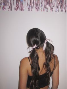 Hairstyles Pinterest, Two Ponytail Hairstyles, Guest Hairstyles, Tail Hairstyle, Fairy Hair, Pigtail Hairstyles