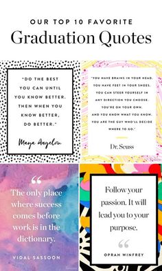 the top 10 favorite graduation quotes and sayings for students to use in their classroom