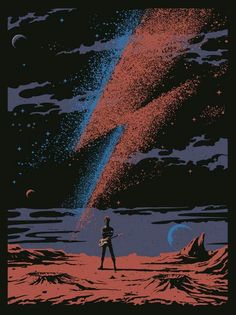 dustonmars: “In love with this. ” David Bowie Poster, David Bowie Art, Bowie Art, Gig Poster, Life On Mars, Ziggy Stardust, Rock Posters, Band Posters, Labyrinth