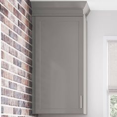 Hampton Bay Melvern 18x36 Kitchen Wall Cabinet in Heron Gray  Elevate your kitchen aesthetics and functionality with the Hampton Bay Designer Series Melvern Wall Kitchen Cabinet in Heron Gray. This ready-to-install cabinet features a sleek, frameless construction for maximum storage, complemented by soft-close hinges and adjustable shelves.   Key Features:   Soft-Close Hinges:  Experience a quiet and smooth close every time with premium 6-way adjustable hinges.   Stylish Durability:  Crafted wit Gray Wall Kitchen, Peaceful Kitchen, Kitchen Wall Cabinet, Frameless Cabinets, Kitchen Wall Cabinets, Kitchen Aesthetics, Gray Wall, Wall Kitchen, Hampton Bay